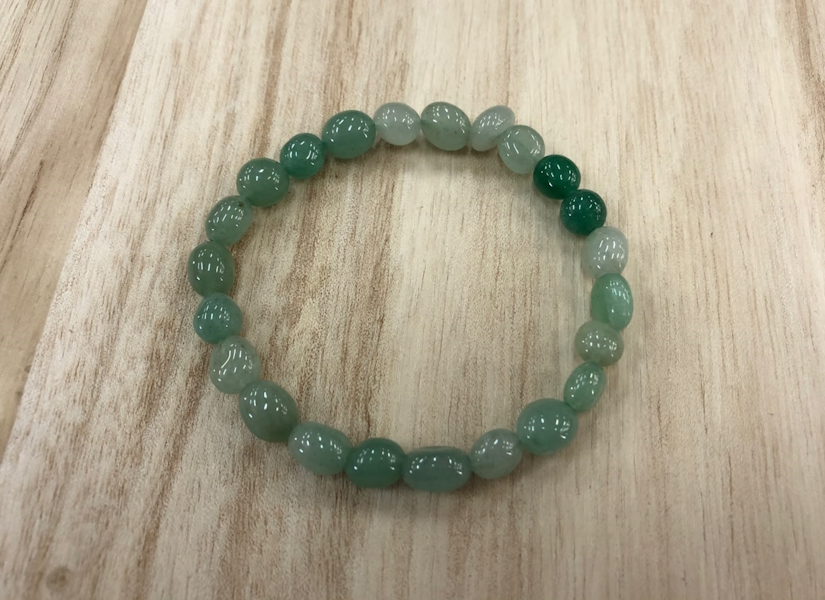 Pulsera Cuarzo Verde Aventurina forma